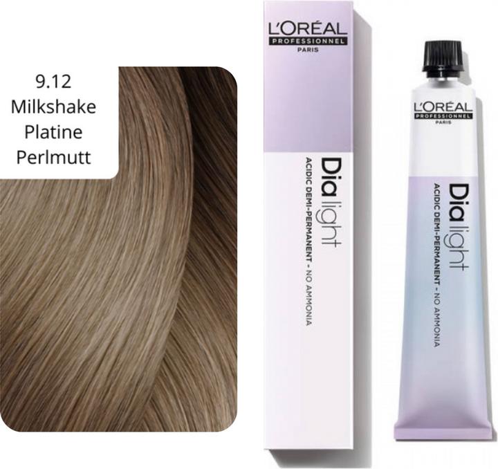 Actual product image L'Oréal Professionnel Slide Light (White, Silver, Blond, 9.12 milkshake platinum mother-of-pearl)