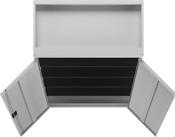 Immagine prodotto Mauser Mobile in acciaio con ante a battente (120 x 60 x 195 cm)