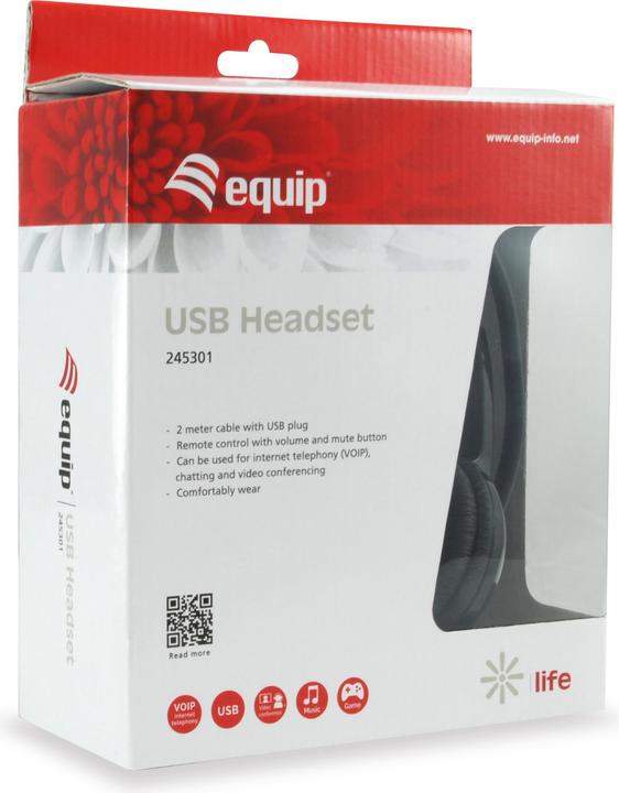 Image du produit equip Casque Life circum-aural (Filaire, USB-A)