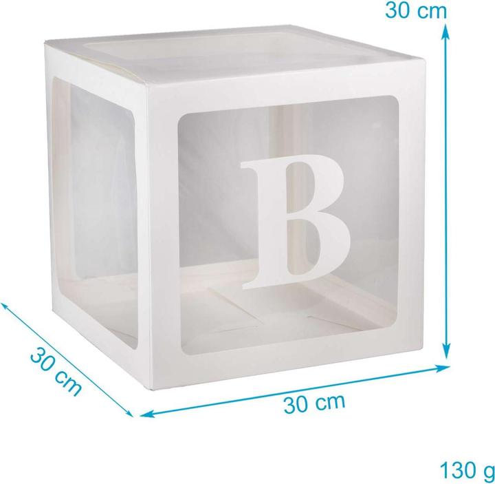 Produktbild Intirilife Babyparty Ballon Boxen Partydekoration (4-tlg)