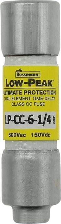 Eaton Fuse link, low voltage, 6.25 LP-CC-6-1/4 (Micro fuse, 6.25 A, Lazy)