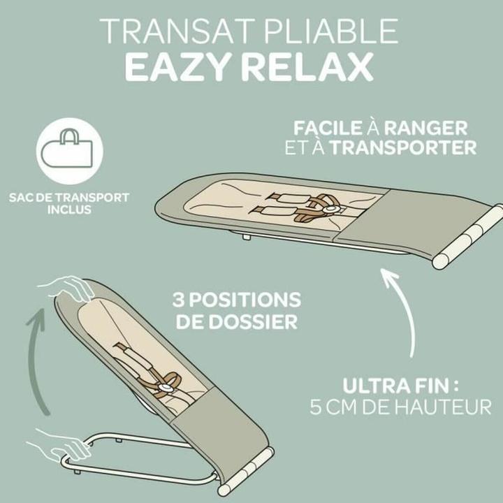 Image du produit Beaba Transat Easy Relax Tresse
