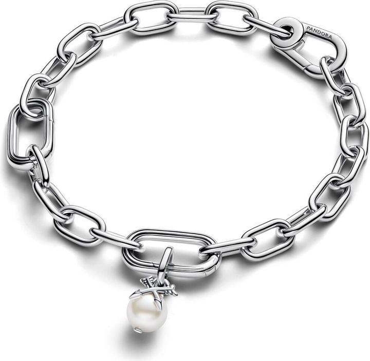 Image du produit Pandora Pearl & Arrows Mini Dangle Charm (Argent massif)