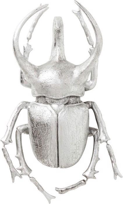 Image du produit Kare Design Décoration murale Atlas Beetle argenté