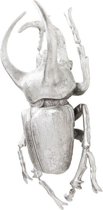Image du produit Kare Design Décoration murale Atlas Beetle argenté