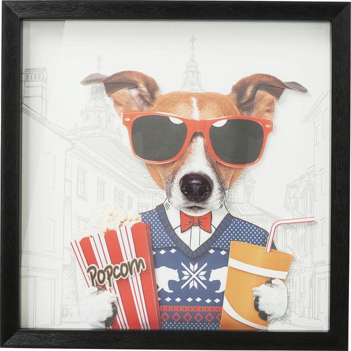Image du produit Kare Design Tableau Frame Art Cinema Dog 50x50cm