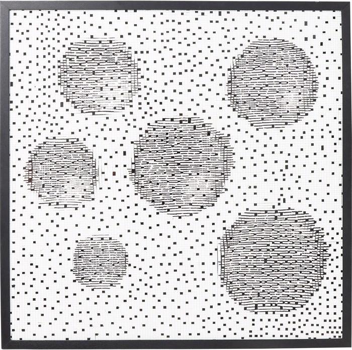 Kare Design Deko Rahmen Wall Art Planetary 100x100cm