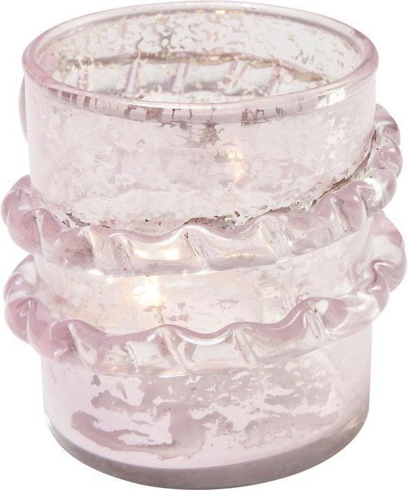 Immagine prodotto Kare Design Porta Tealight La Ola Rosa 8cm