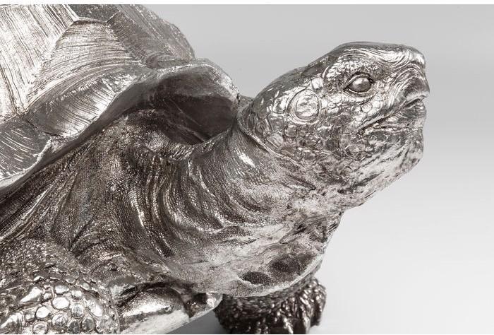 Image du produit Kare Design Figurine décorative Turtle argenté MM