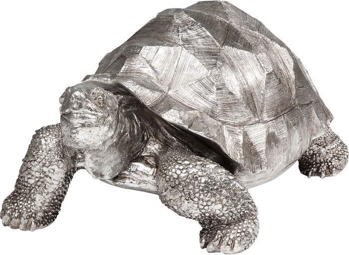 Image du produit Kare Design Figurine décorative Turtle argenté MM