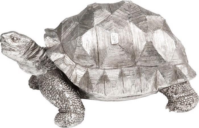 Image du produit Kare Design Figurine décorative Turtle argenté MM