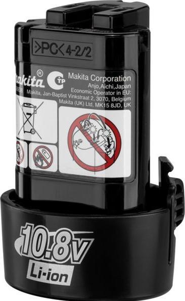 Produktbild Makita 196066-7 Akku 10,8 V, 1,3 Ah kleiner Typ Li-Ion (10.8 V)