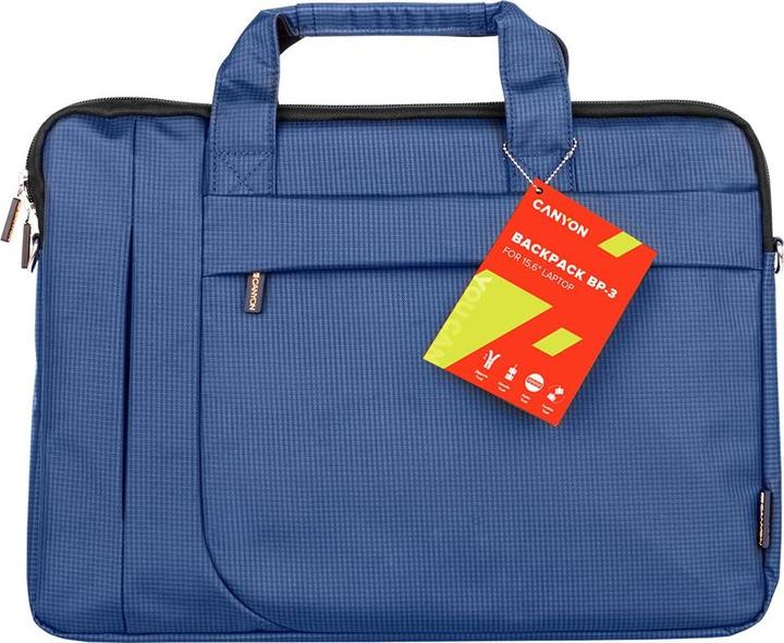 Immagine prodotto Canyon B-3 Borsa toploader alla moda per laptop da 15,6", Mėlyna (15.60", Apple)
