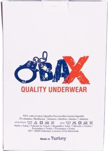 Image du produit Obax Sous-Vêtements Boxer Homme 3p, Noir M (M)