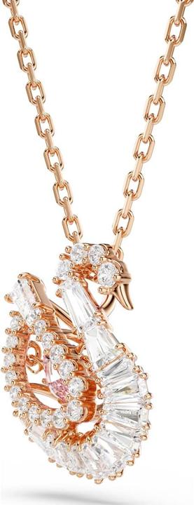 Immagine prodotto Swarovski Swan Halskette Verschiedene Schliffe Schwan Rosa