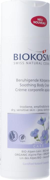 Biokosma Beruhigende Körpercreme BIO-Alpen Lein BIO-Hafer (Körpercreme, 200 ml)