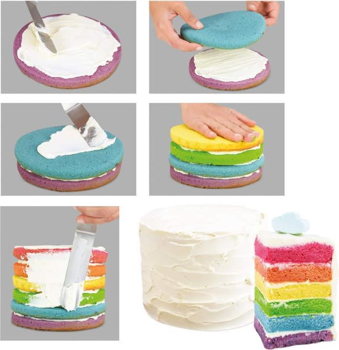 Image du produit ScrapCooking Kit Rainbow Cake (110 ml)