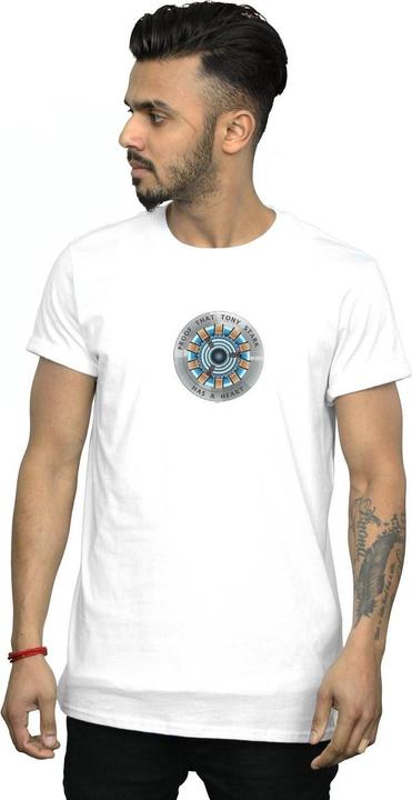 Produktbild Avengers Endgame Tony Stark Heart TShirt (4XL)