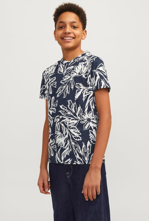 Actual product image Jack & Jones Jorlafayette Aop Tee Ss Crew Neck Jnr (152)