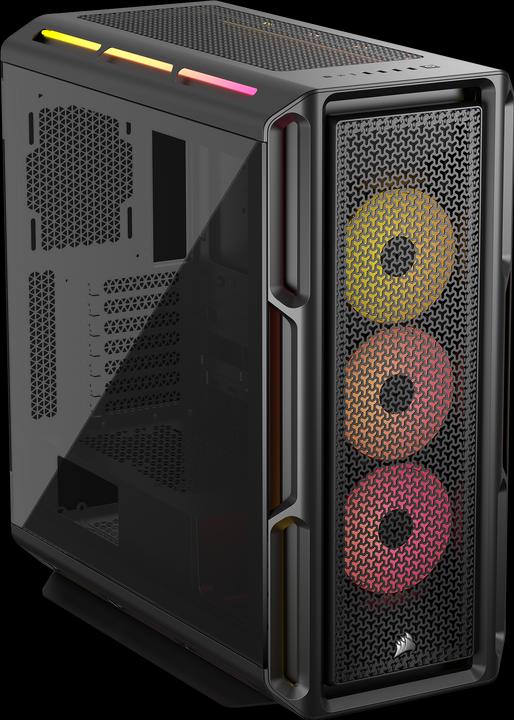 Produktbild Corsair Geh Midi 5000T LX RGB (Tempered Glass) Black (mATX, Mini-ITX, ATX, E-ATX)