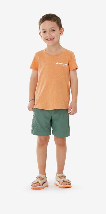 Produktbild Quechua Kids’ convertible hiking trousers, 2-6 years, MH500 - Green (5, 6)