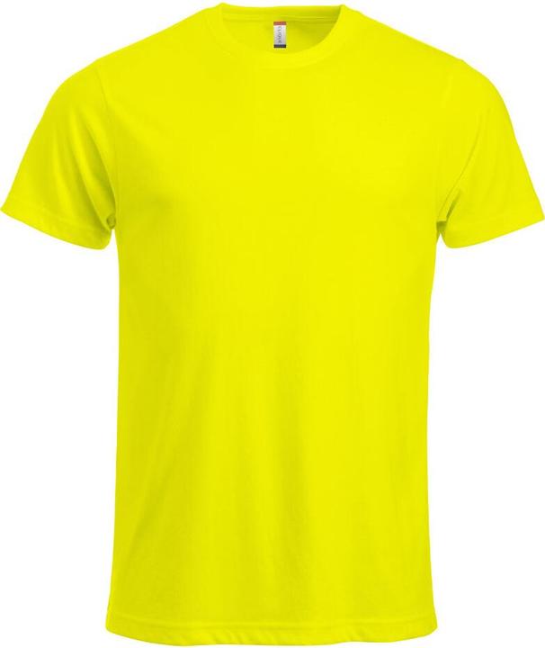 Image du produit T-shirt Clique Classic-T 029360, coton, jaune de sécurité, taille L (L)