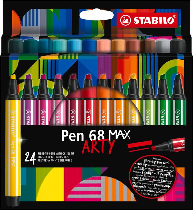 Produktbild STABILO Pen 68 Max Arty (Mehrfarbig, 24 x)