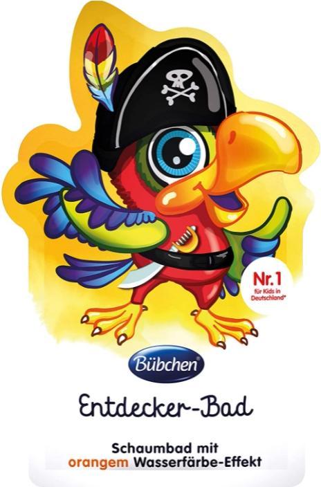 Immagine prodotto Bübchen Bubchen, bagno di spinta con effetto acquerello arancione, 40 ml (40 ml, Bagnoschiuma)