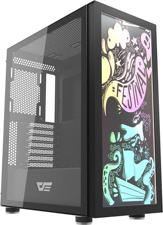 Immagine prodotto Darkflash Tech DK210 Graffiti (mATX, Mini-ITX, ATX, E-ATX)