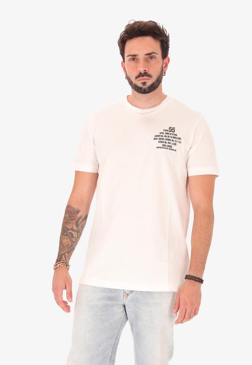 Actual product image Diesel Herren T-Shirt Aus 100% Baumwolle - Astero Plus Modell - Casual (L)
