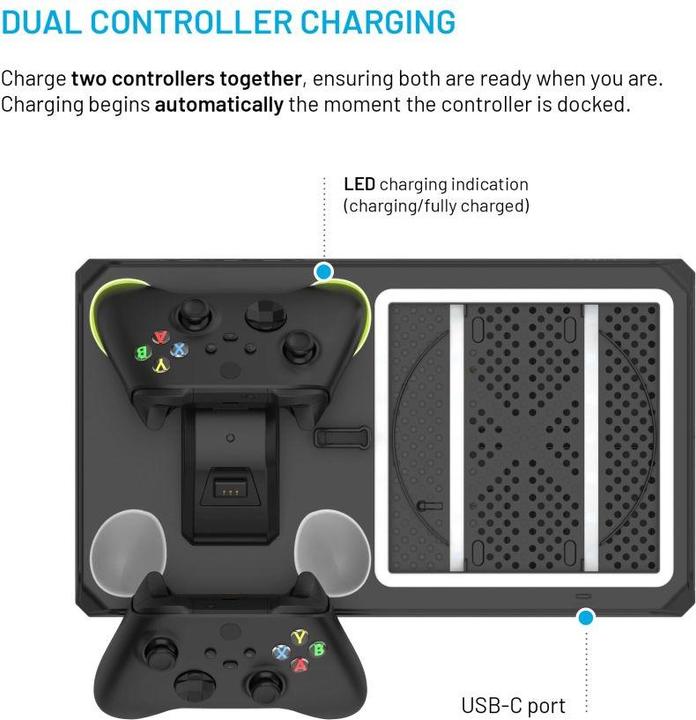 Produktbild Fixed Multifunktionsstation für Xbox Series X und S, schwarz (Xbox Series X)