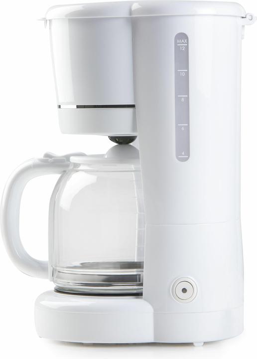 Image du produit Domo CAFETIÈRE BLANCHE DO730K 900W 1,5L 12 TASSES PORTE-FILTRE AMOVIBLE ARRÊT AUTOMATIQUE