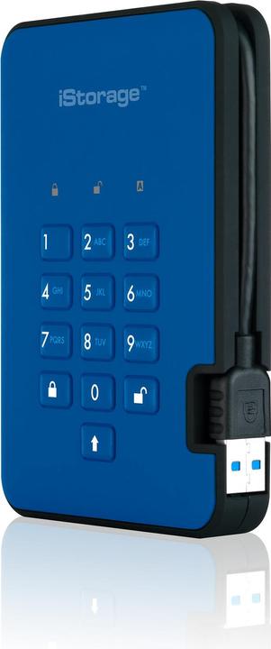 Actual product image iStorage diskAshur² - Hard disk - encrypted - 4 TB - external (portable) (4 TB)