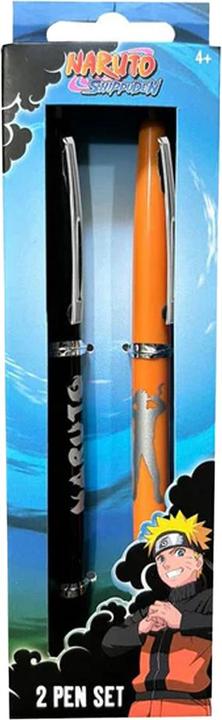 Actual product image Naruto Shippuden Pen Set (Pack of 2) (orange/black, 2 x)