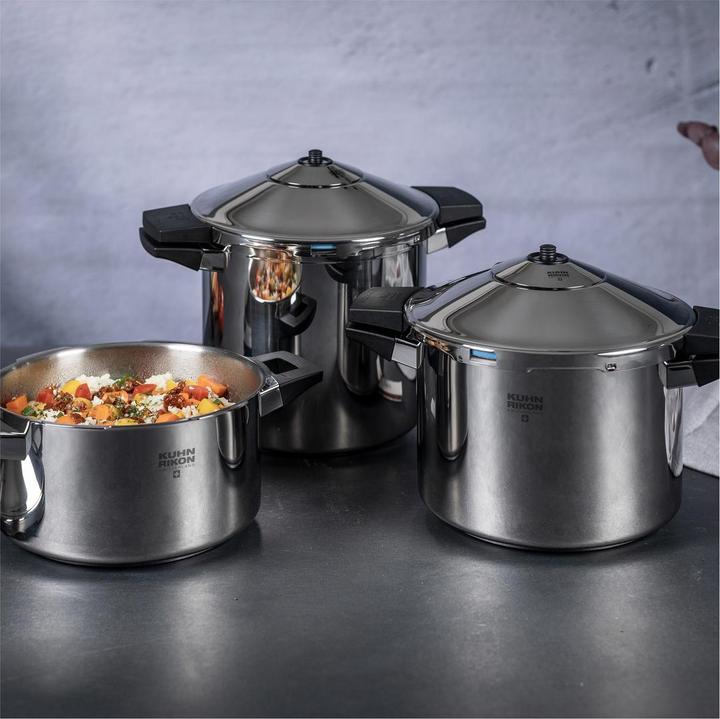 Actual product image Kuhn Rikon Duromatic (22 cm, Steam cooker, Stainless steel)