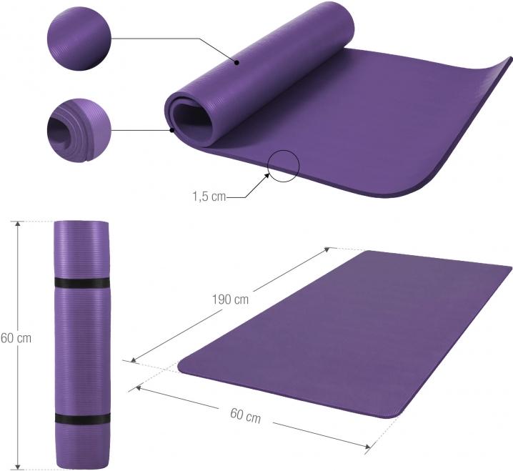 Image du produit Gorilla Sports Tapis de yoga (15 mm)