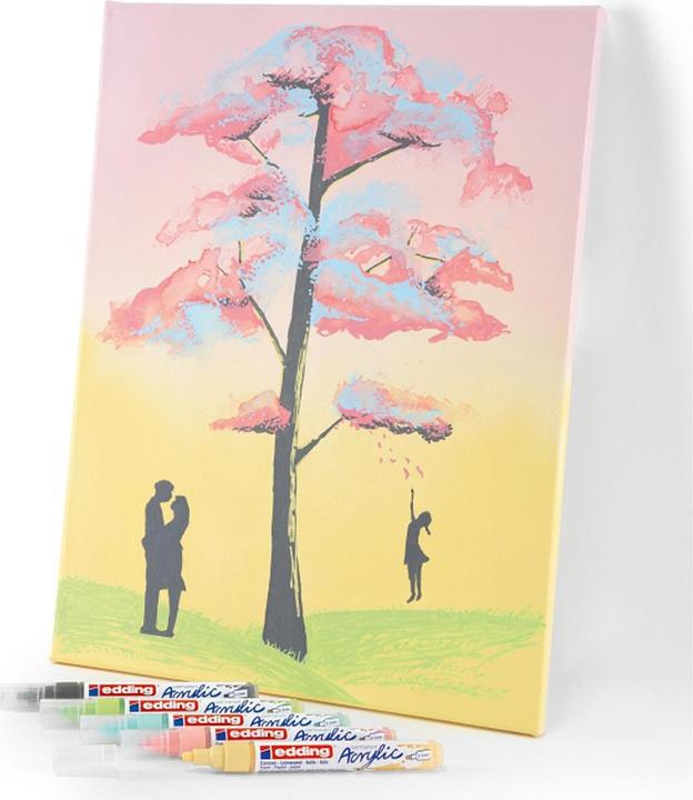 Image du produit Edding Marqueur acrylique 5100 Medium (Multicolore, 3 mm, 5 x)