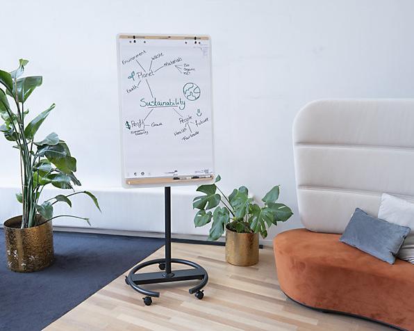 Actual product image Legamaster SKETCH INFINITE mobiles Flipchart Rundfuss
