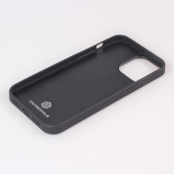 Immagine prodotto Carbomile Cover Alcantara e Carbonio con cuciture rosse (compatibile con MagSafe) (Apple iPhone 14 Pro Max)