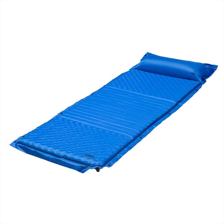 Nils Selbstaufblasende Matratze mit Kissen NC4001, blau