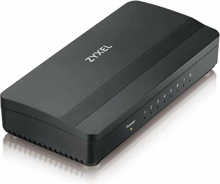 Image du produit Zyxel GS-108SV2 Commutateur multimédia Gigabit Ethernet de bureau à 8 ports (8 Ports)