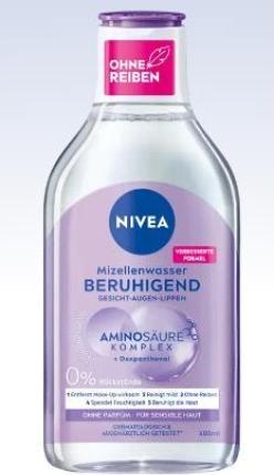 Image du produit NIVEA Eau micellaire apaisante (Eau micellaire, 400 ml)