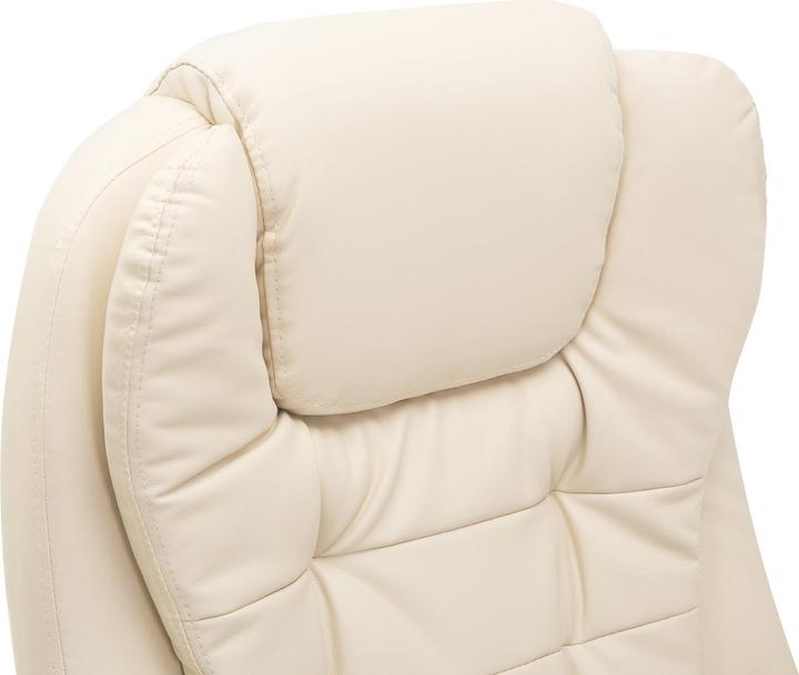 Produktbild Swisshandel24 Massagesessel Bürostuhl Gamingsessel 6 Punkt Vibrations Massage mit Wärmefunktion Kunstleder Beige