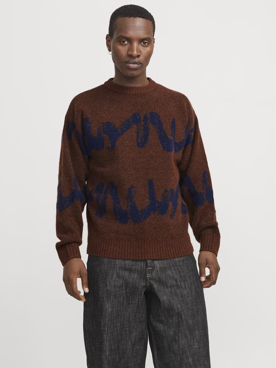 Actual product image Jack & Jones Jorollie Knit Crew Neck Styd Aw24 (XXL)