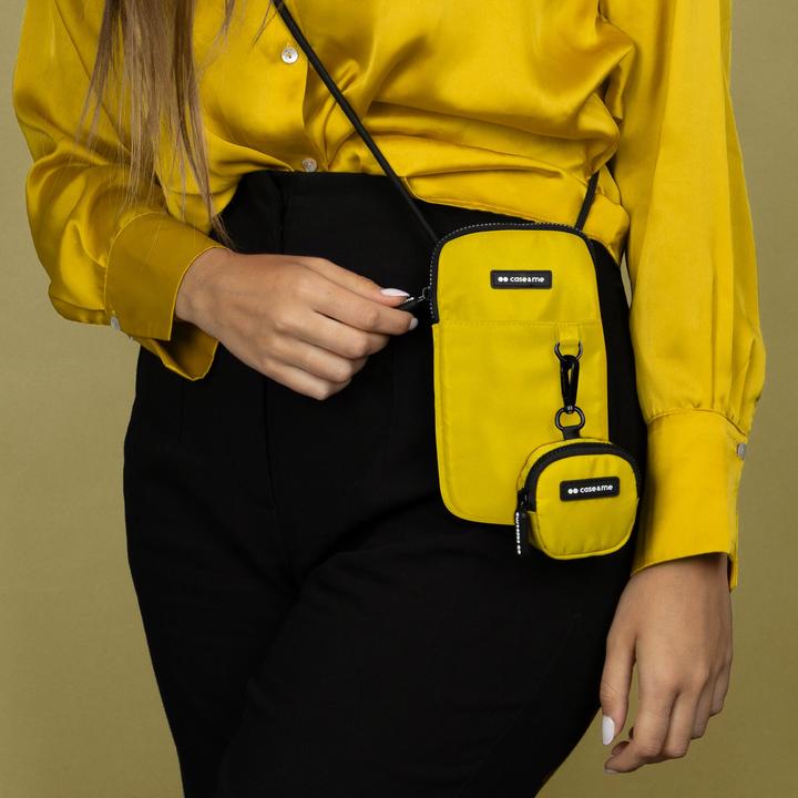 Actual product image SBS case&me Fancy Nylon bag yellow