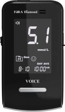 Actual product image Fora Diamond VOICE mit Sprachführung FR/EN mmol/L (Glucose monitors)