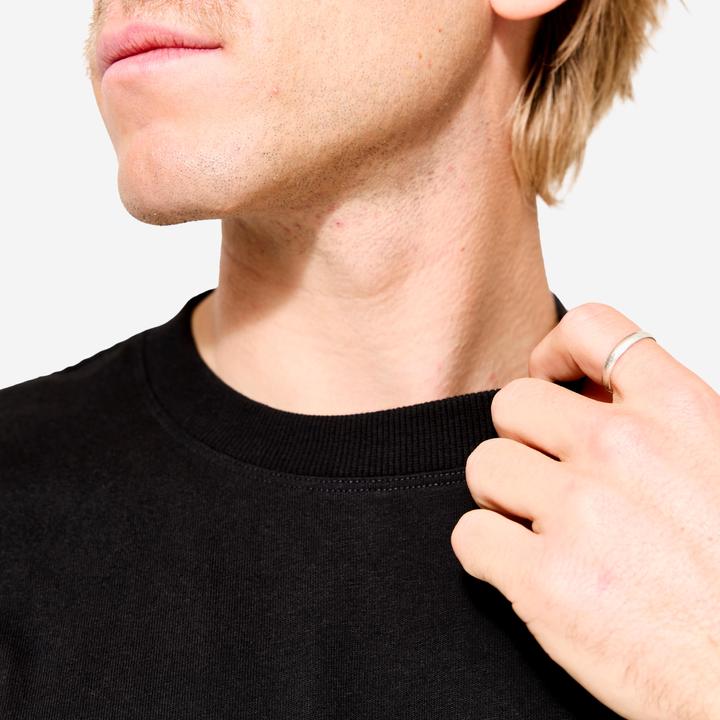 Actual product image Oxelo T-Shirt kurzarm Skateboarding - TS500 Trafic schwarz (XL)