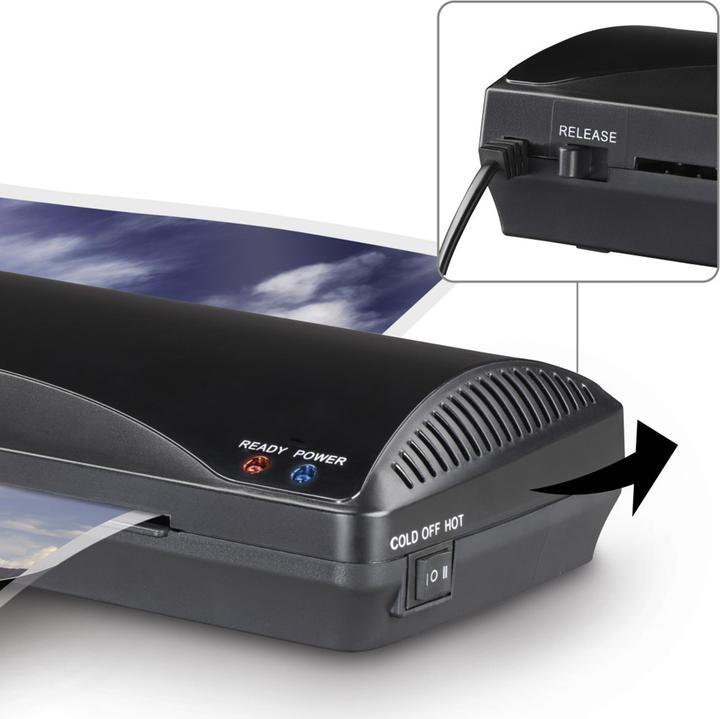 Actual product image Hama Laminator Home & Office DIN A4/250 (80 - 125 µm, A4, A6, A5)