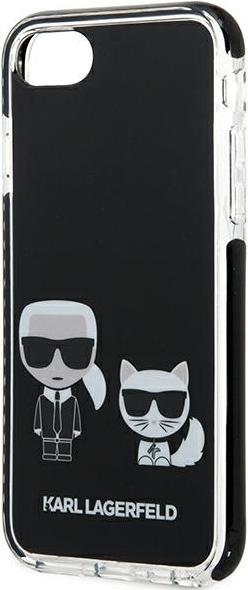Immagine prodotto Karl Lagerfeld case for iPhone 7 / 8 / SE 2020 / SE 2022 KLHCI8TPEKCK hard case black Karl & Choupet (Apple iPhone SE (terza generazione), Apple iPhone SE (seconda generazione), Apple iPhone 7)