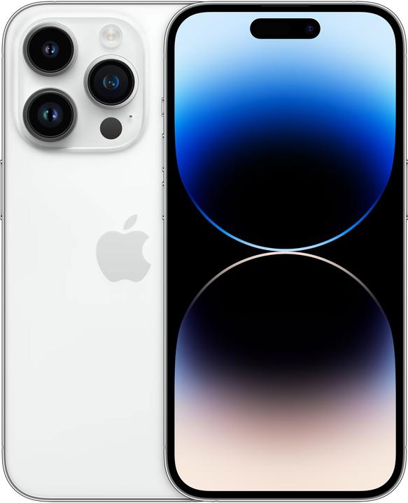 Apple iPhone 14 Pro (256 GB, Silver, 6.10", SIM + eSIM, 48 Mpx, 5G)